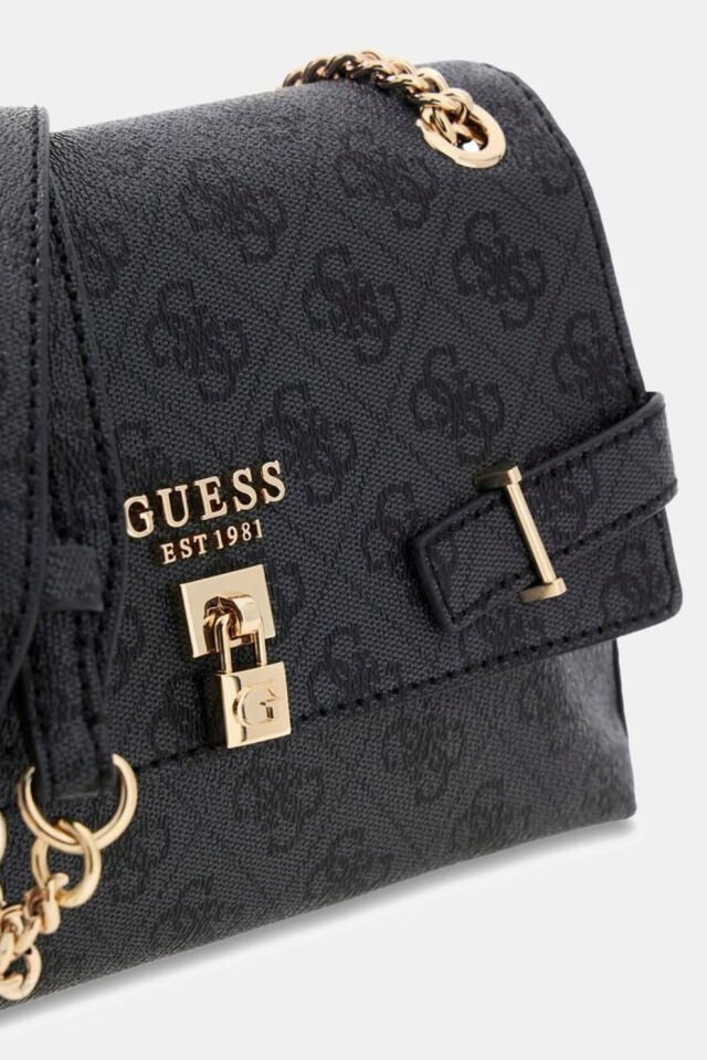 Guess Yesba Dönüştürülebilir Çapraz Askılı Çanta Siyah