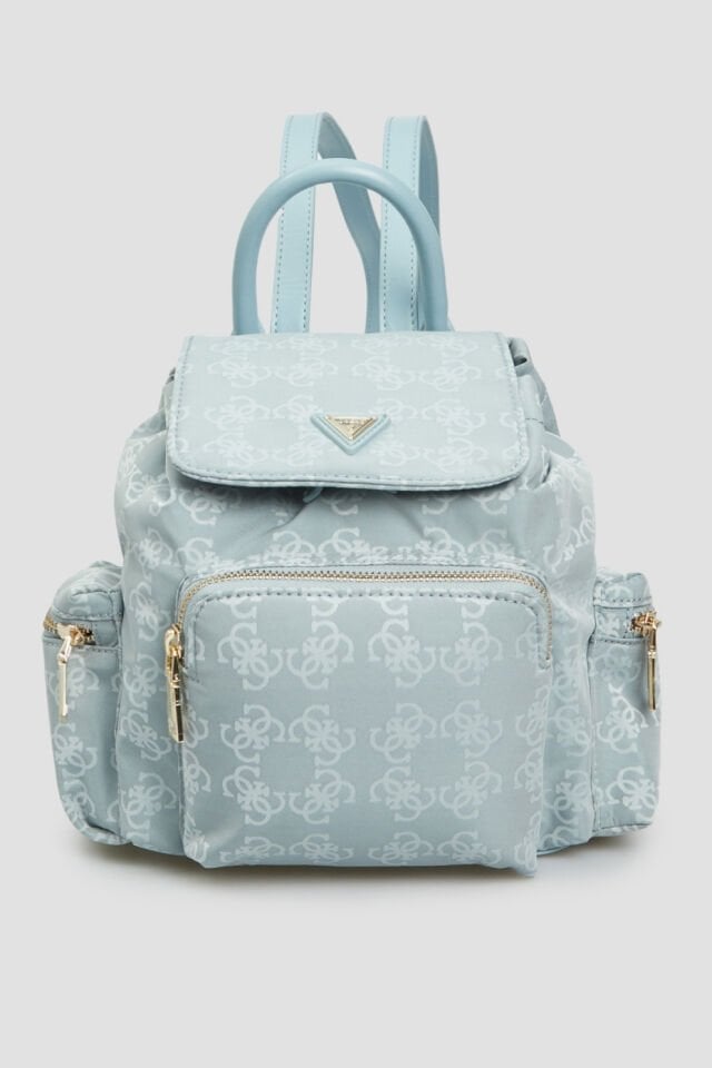 Guess Kadın Mavi Desenli Sırt Çantası