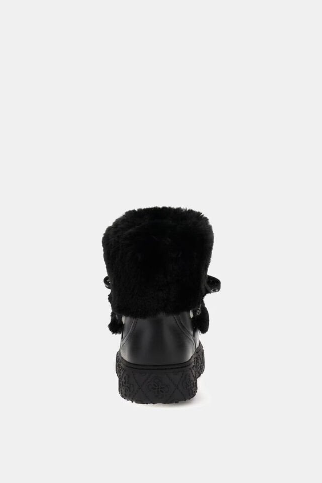 Guess Unessa Suni Kürk Bilek Botu Siyah