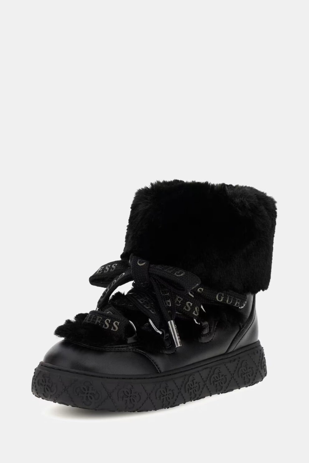 Guess Unessa Suni Kürk Bilek Botu Siyah