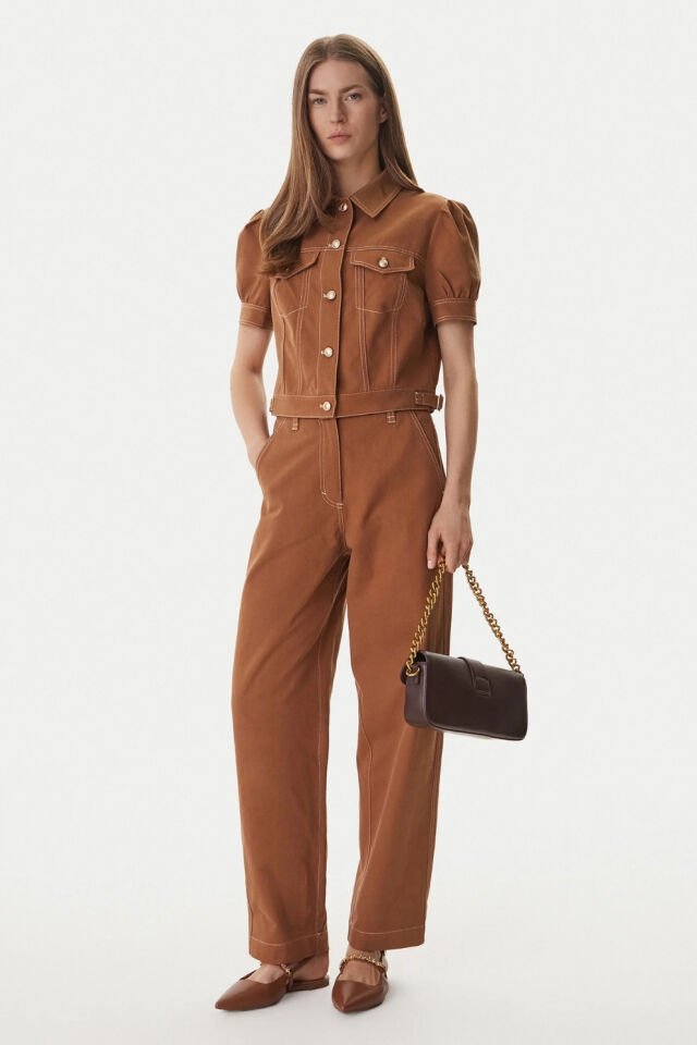 Guess Coreline Kadın Ceket Kahverengi