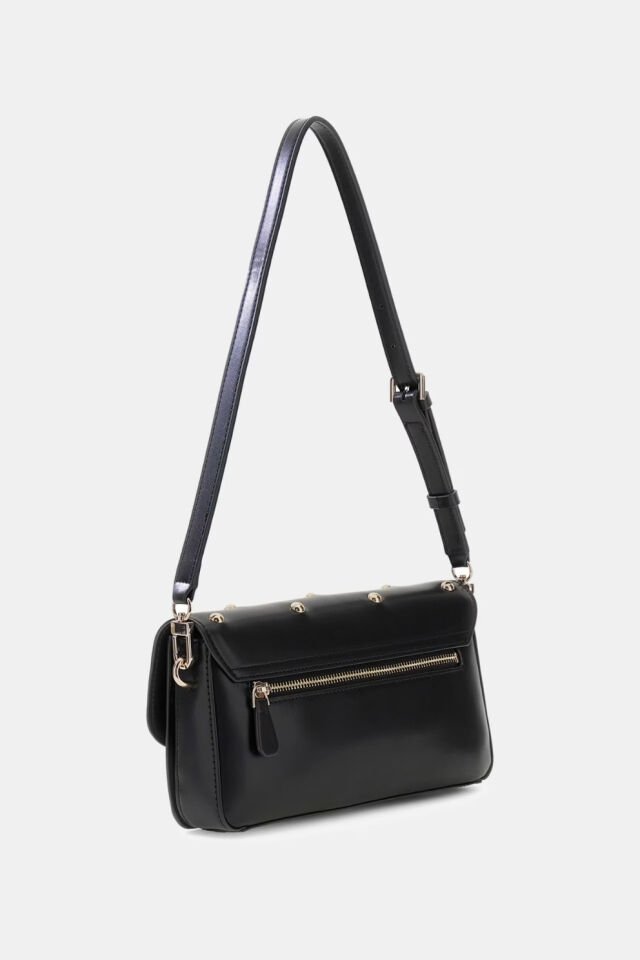 Guess Sadie Stud Omuz Çantası Siyah