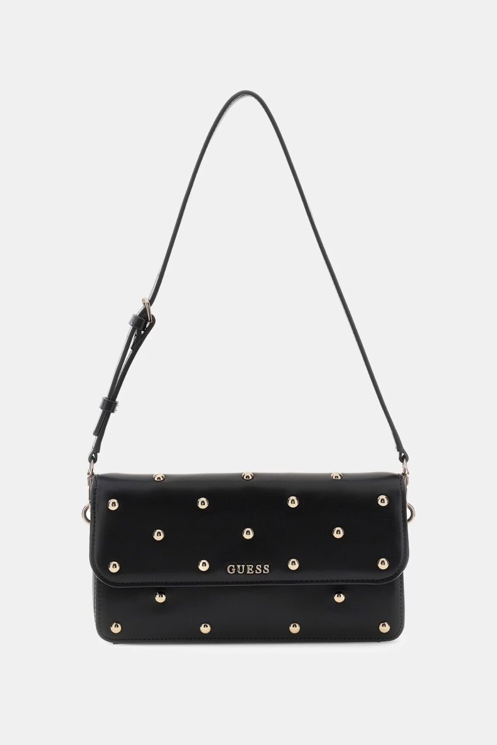 Guess Sadie Stud Omuz Çantası Siyah