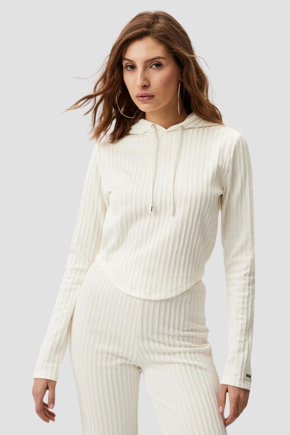 Guess Anneka Hoodıe Sweats Siyah