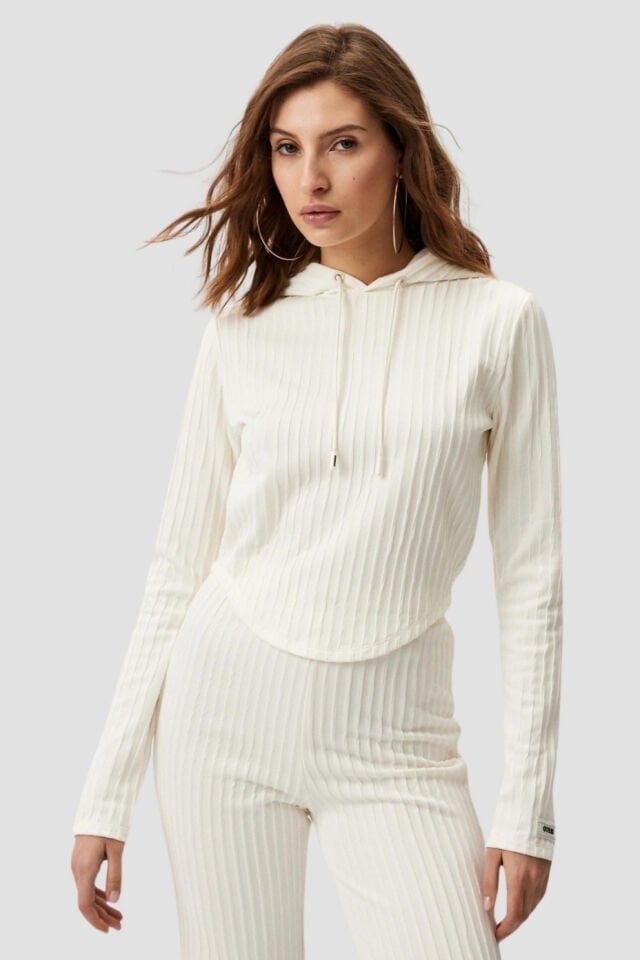 Guess Anneka Hoodıe Sweats Siyah