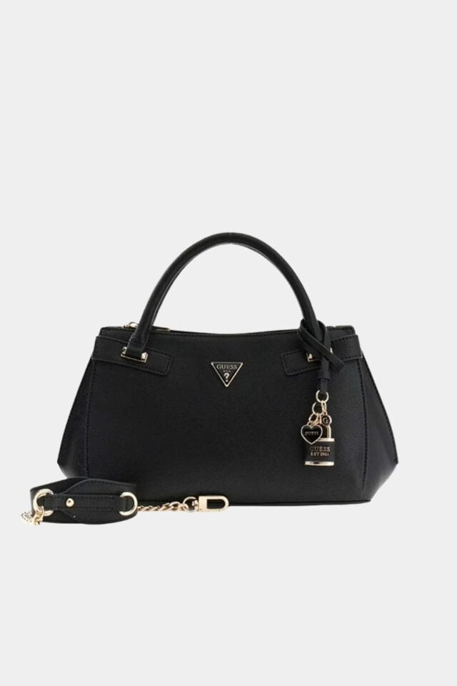 Guess Serenova Saffiano El Çantası Siyah