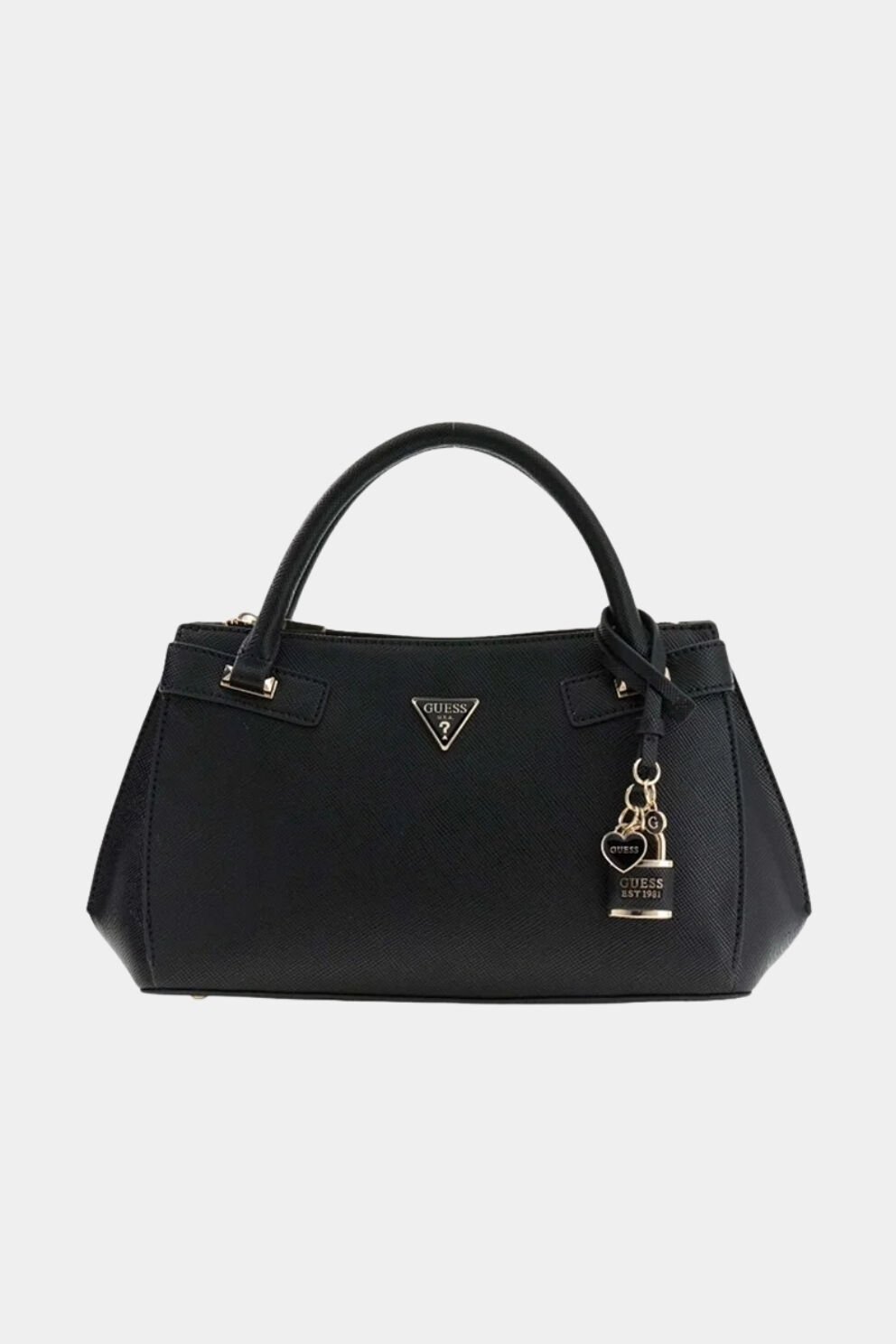 Guess Serenova Saffiano El Çantası Siyah