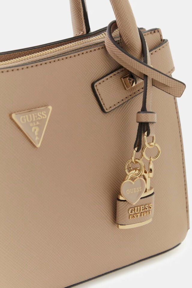 Guess Serenova Saffiano El Çantası Bej
