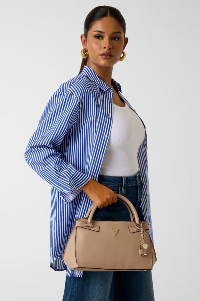 Guess Serenova Saffiano El Çantası Bej