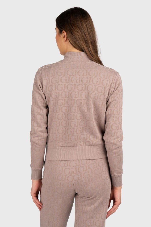 Guess Kadın Logolu Sweatshirt Hırka