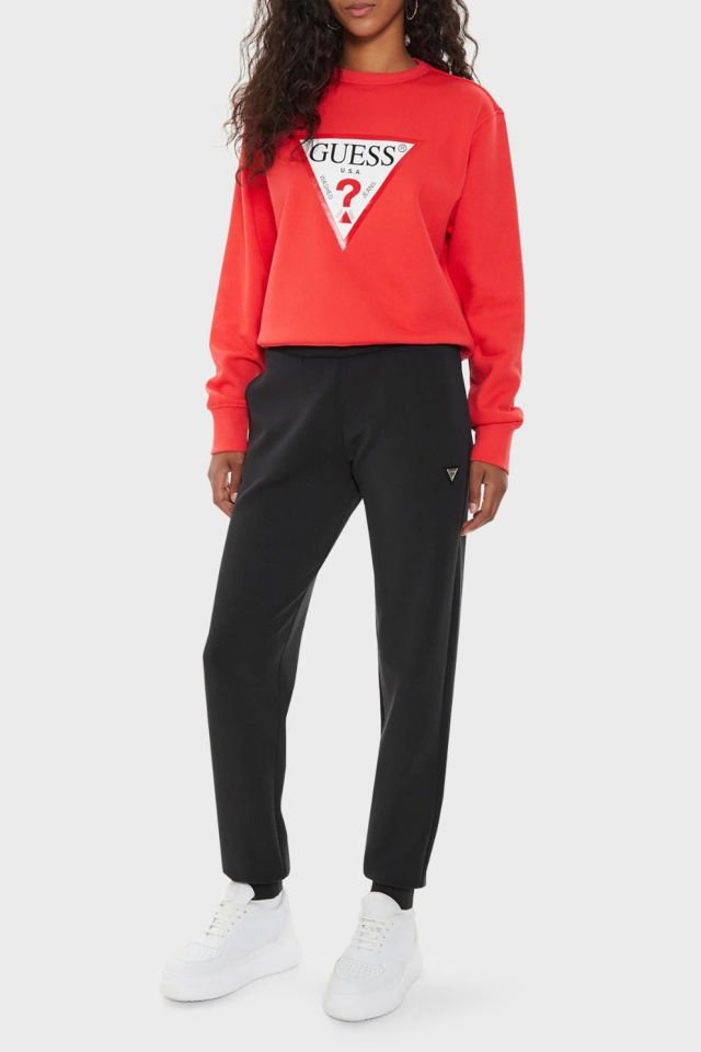 Guess Normal Bel Jogger Pantolon Siyah