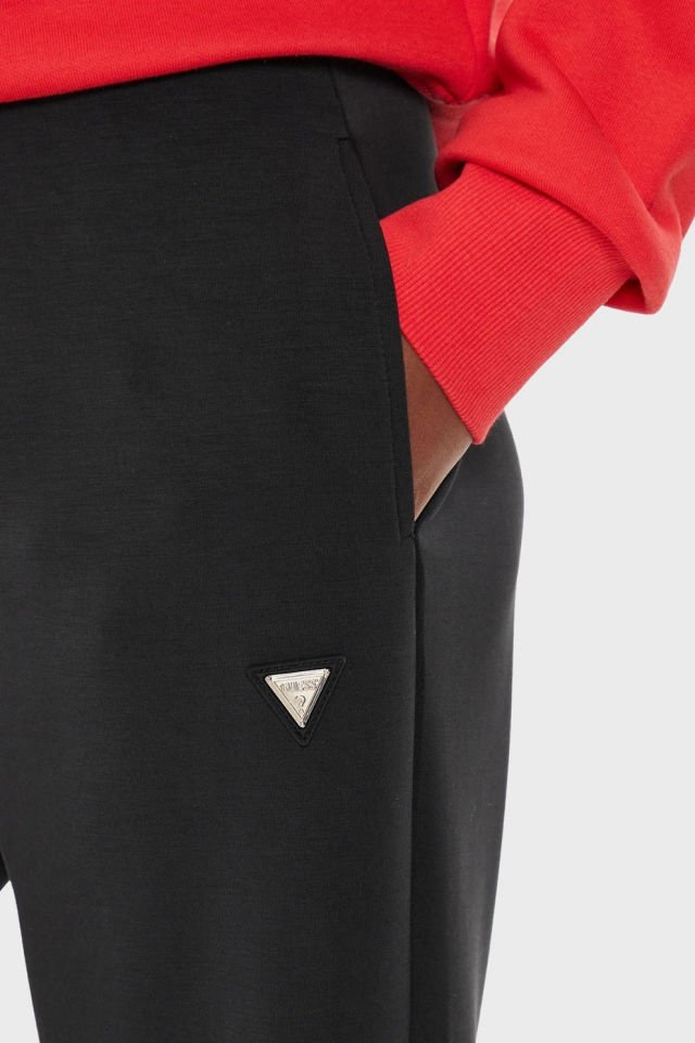 Guess Normal Bel Jogger Pantolon Siyah