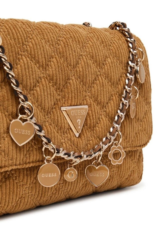 Guess Giully Kadın Kahverengi Omuz Çantası