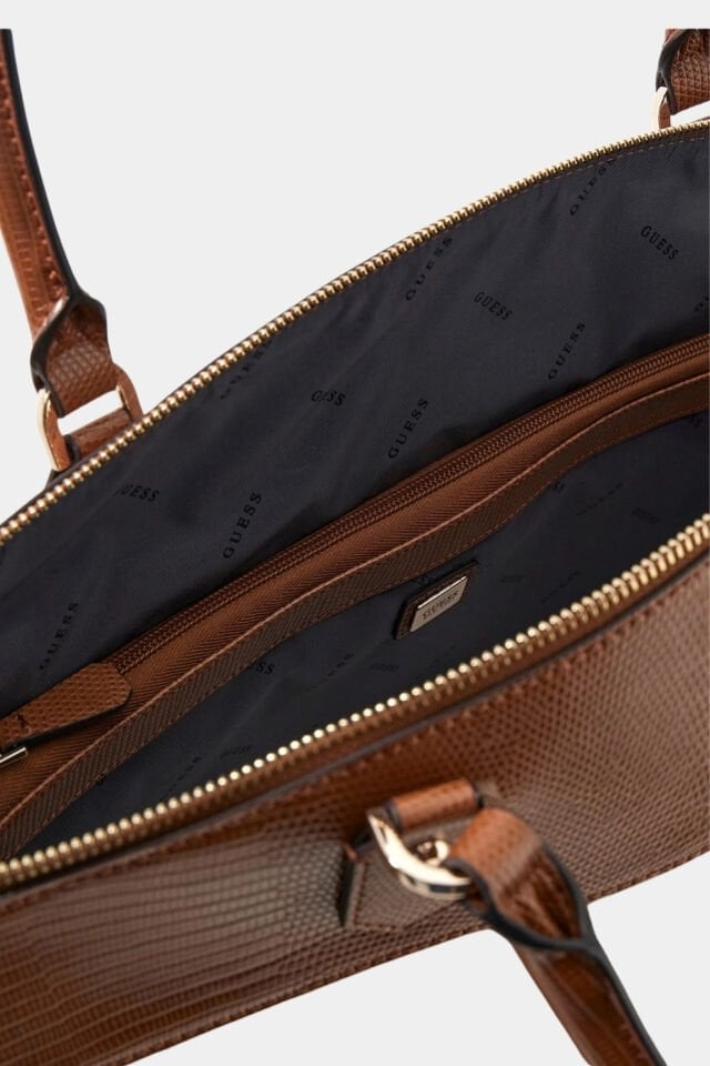 Guess Melinda Logo Kadın Seyahat Çantası Latte