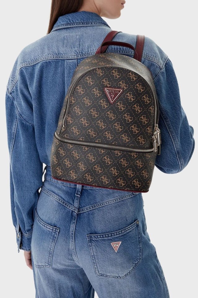 Guess Kadın Follie Seyahat Çantası Kahverengi