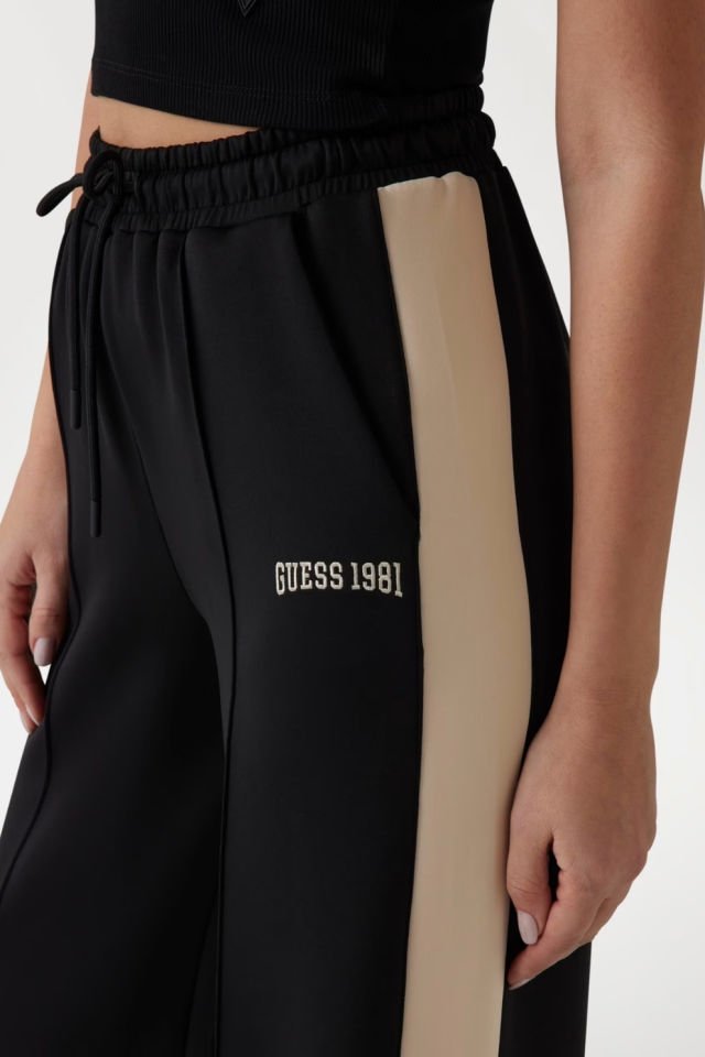 Guess Düz Kesim Jogger Pantolon Siyah