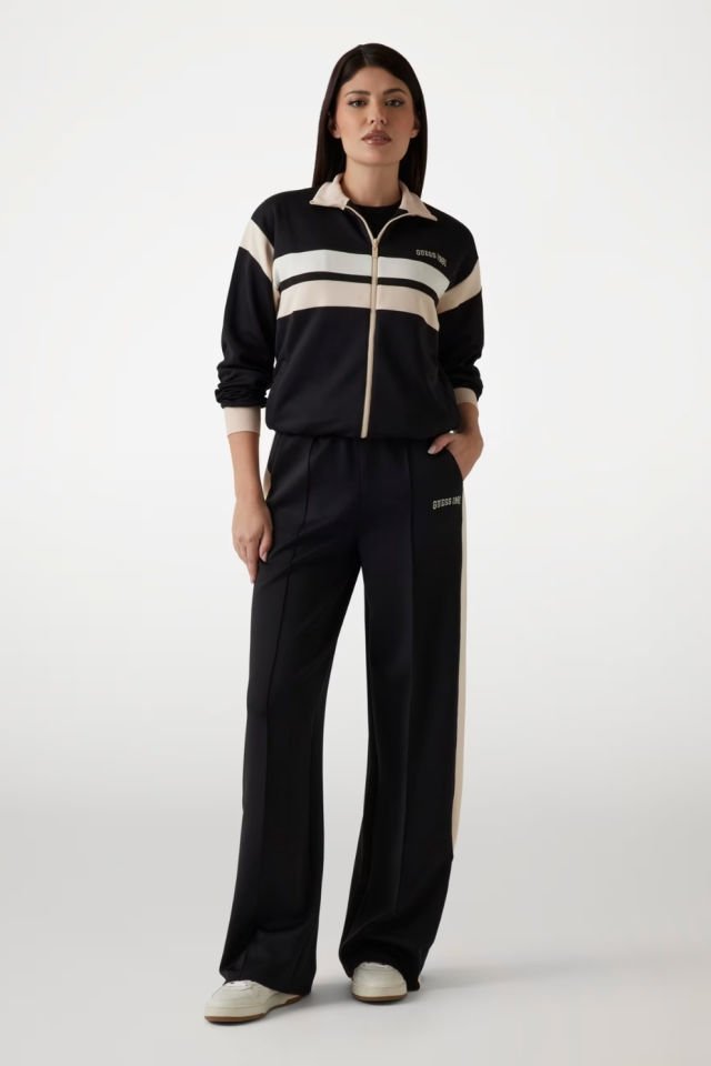 Guess Düz Kesim Jogger Pantolon Siyah