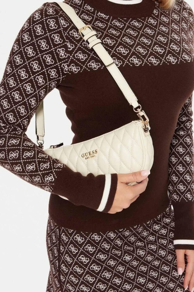 Guess Valla Kadın Ekru El Çantası