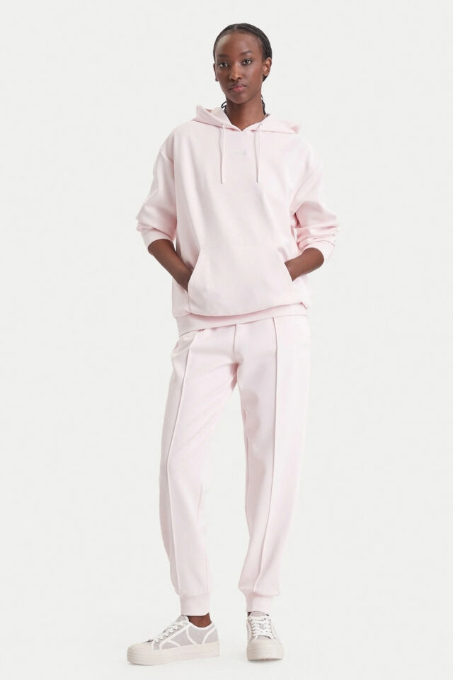 Guess Açık Pembe Oversize Sweatshirt