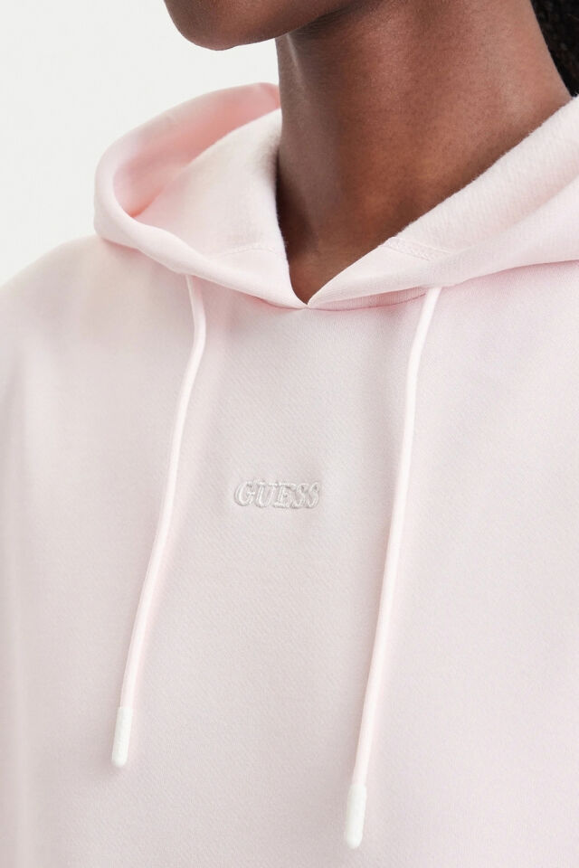 Guess Açık Pembe Oversize Sweatshirt