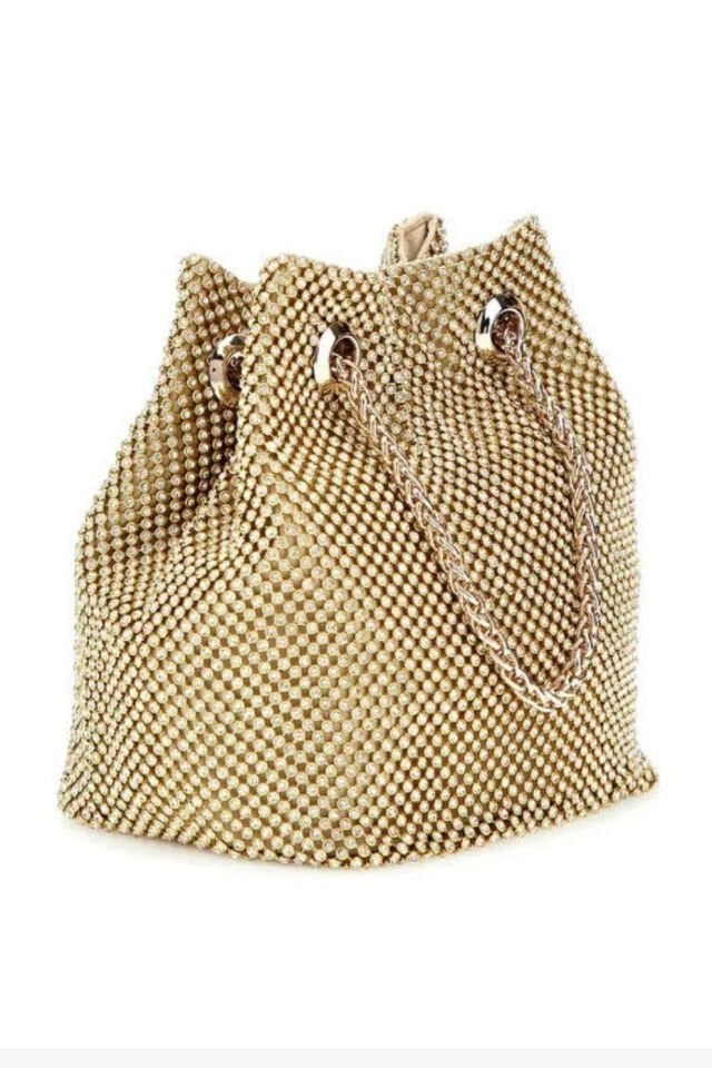 Guess Altın Kadın Çapraz Çanta