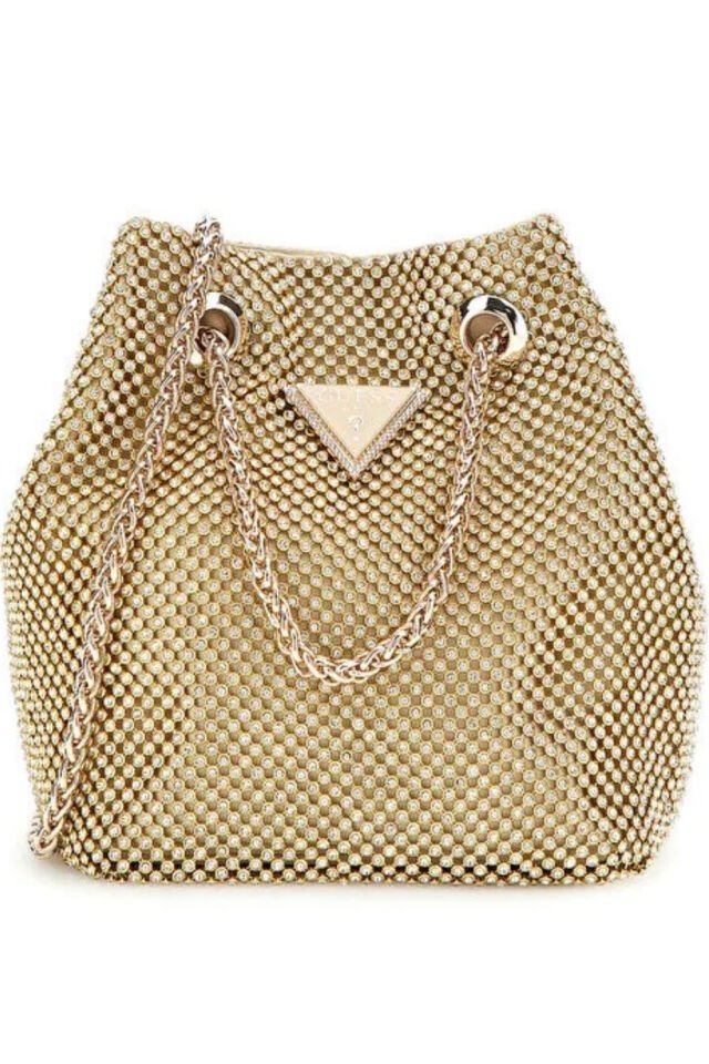 Guess Altın Kadın Çapraz Çanta