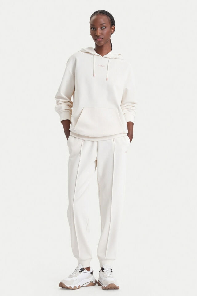 Guess Oversize Sweatshirt Ekru
