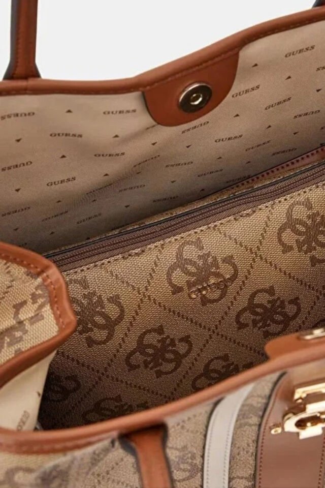 Erenia Tote Çanta Suni Deri Kahverengi