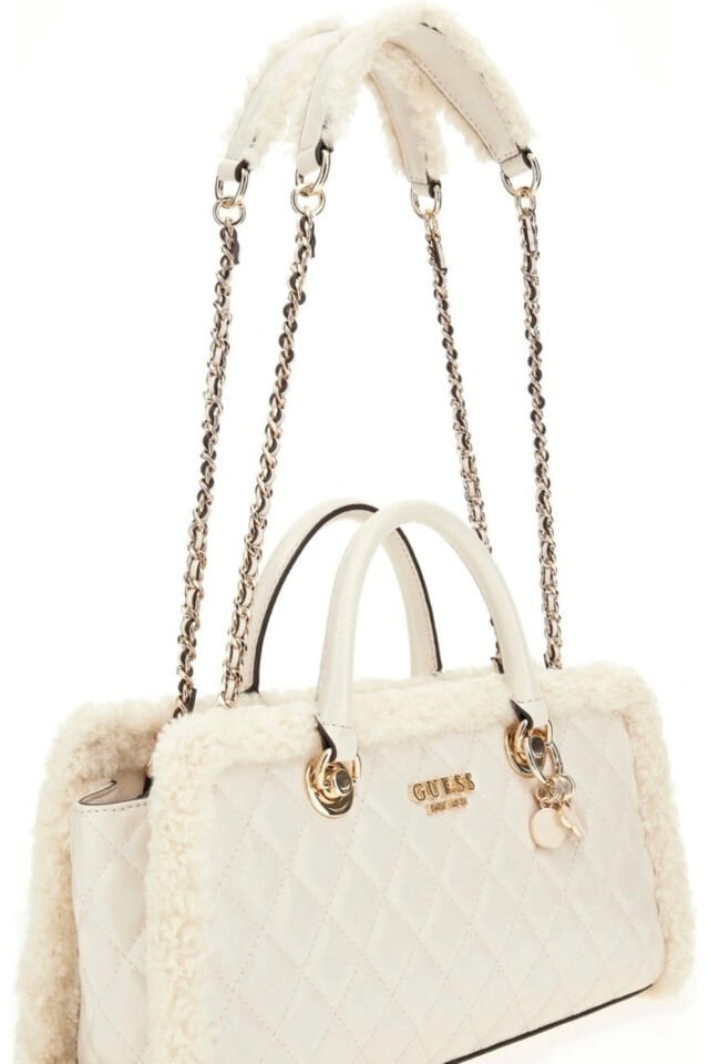 Guess Lida Kadın Ekru El Çantası