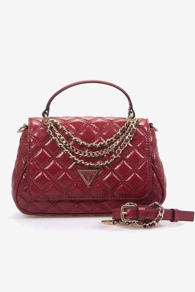 Guess Giully Kadın Kırmızı Omuz Çantası