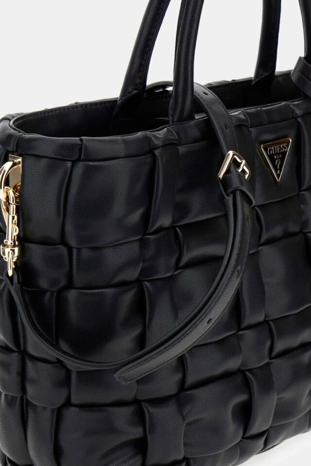 Guess Marion Dokuma El Çantası Siyah