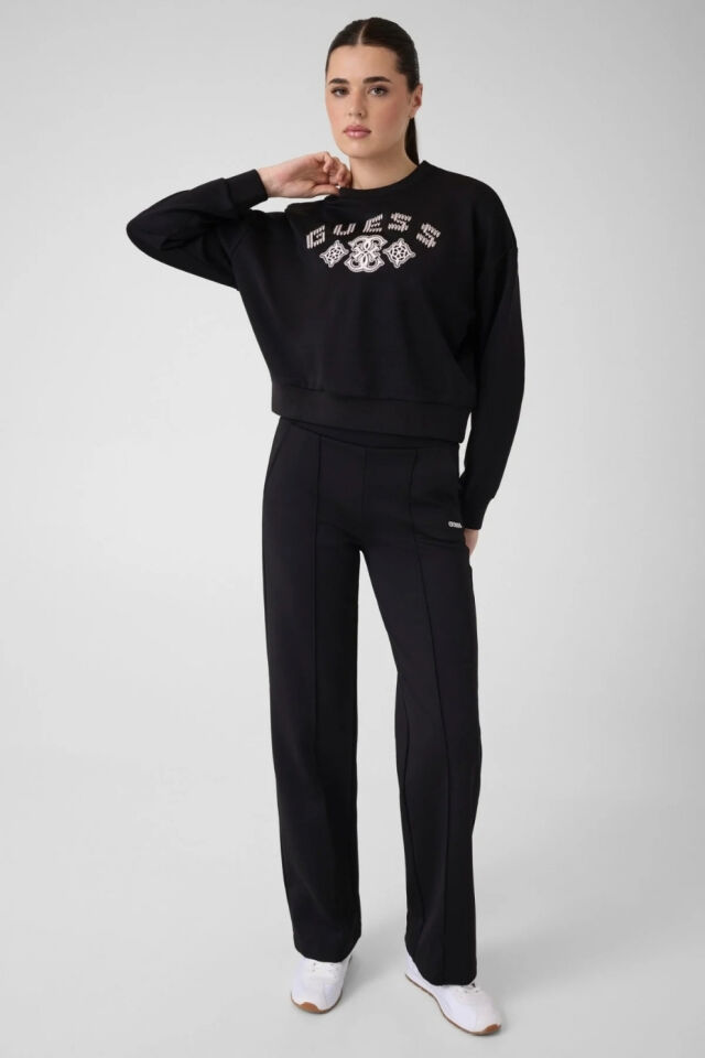 Guess Kadın Siyah Sweatshirt