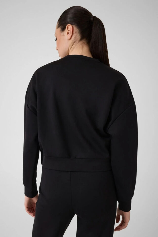 Guess Kadın Siyah Sweatshirt