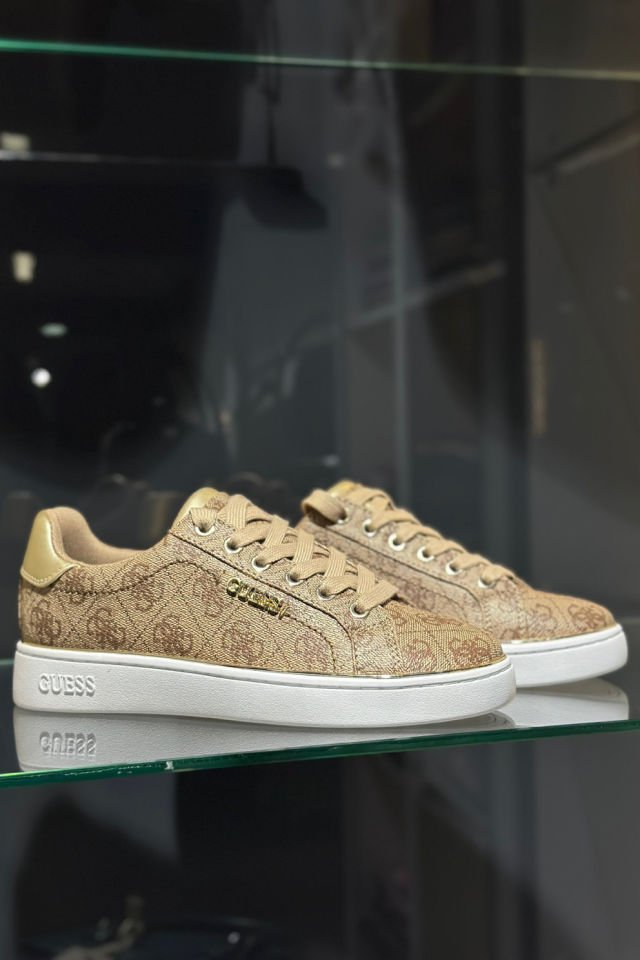 Guess 4G Logolu Ayakkabı Bej