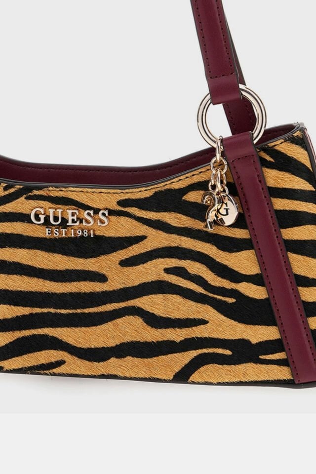 Guess Domıtılla Hayvan Desenli Omuz Çantası