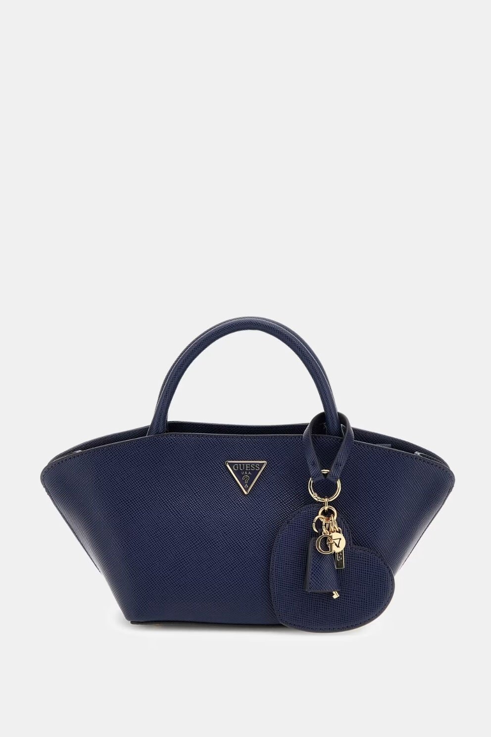 Guess Bolena Saffiano El Çantası Koyu Mavi