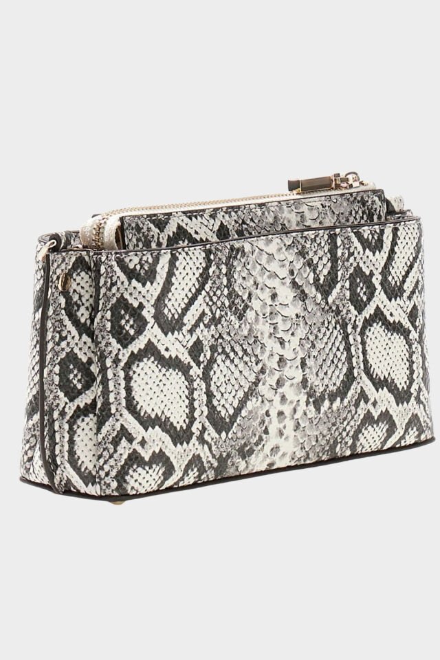 Guess Mini Bianca Yılan Derisi Görünümlü Çapraz Askılı Çanta