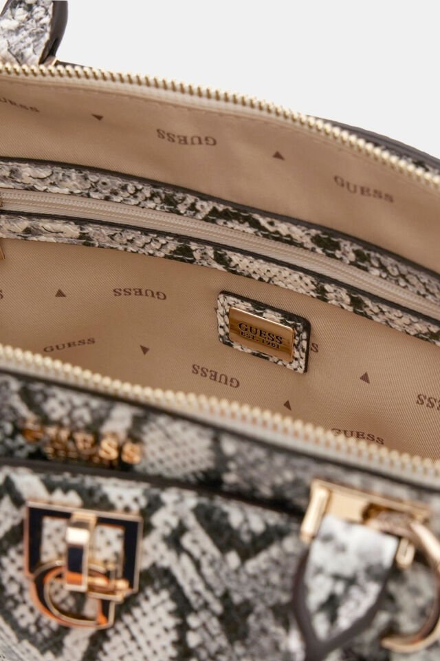 Guess Bianca Baskılı Omuz Çantası Çok Renkli Gri