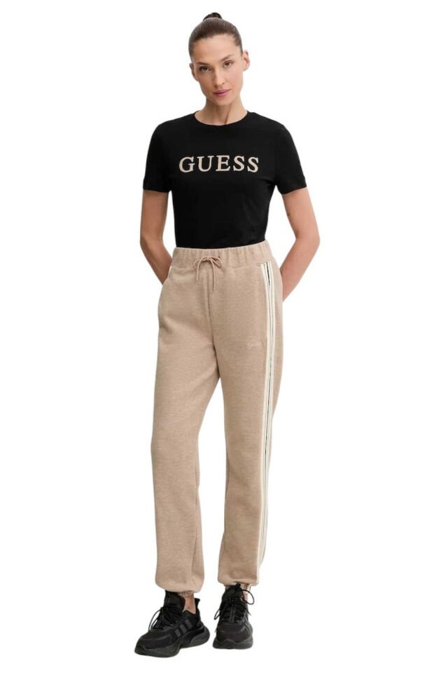 Guess Bej Renkli Eşofman Altı Jogger Pantolon