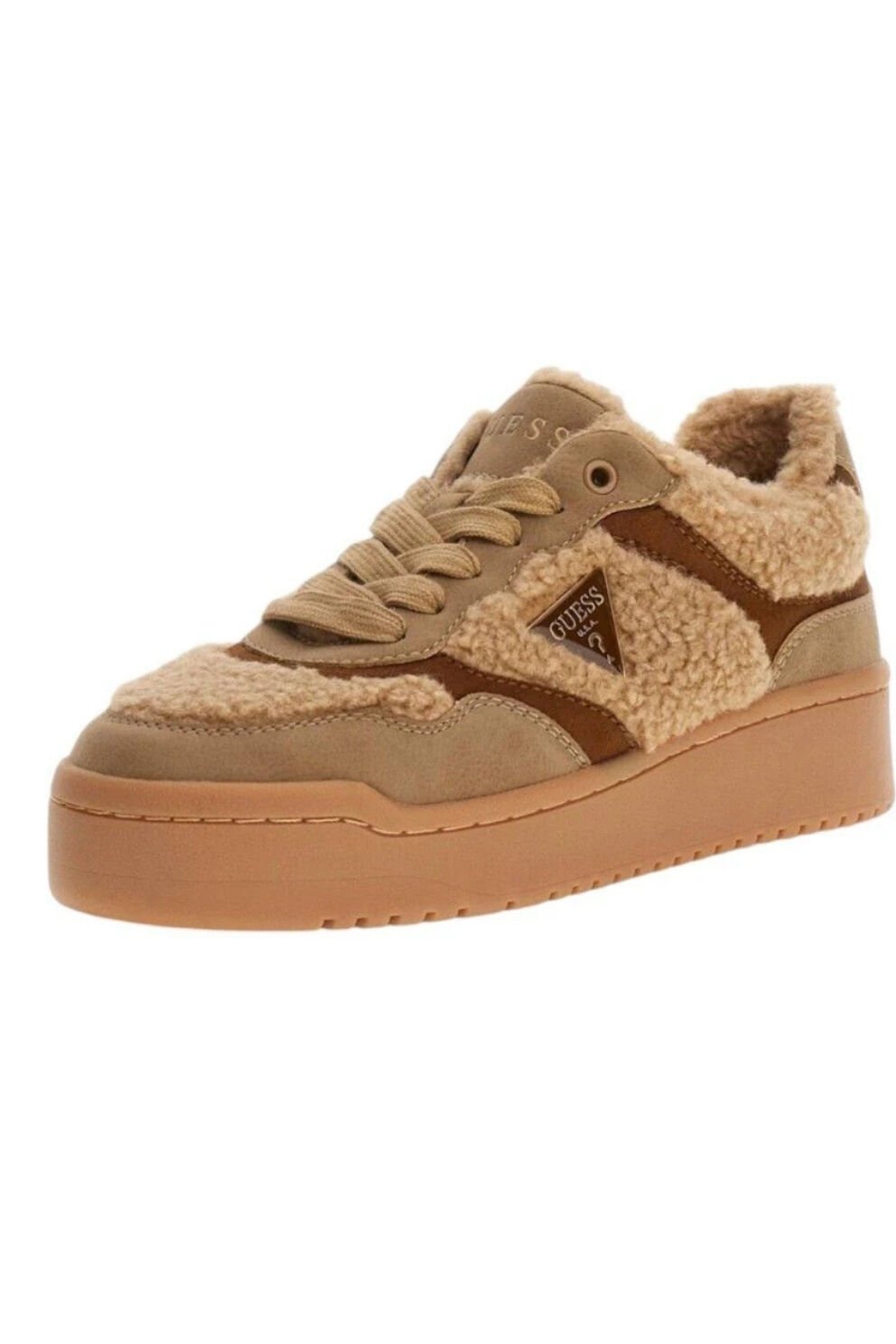 Guess Kadın Spor Ayakkabı Bej Kahverengi