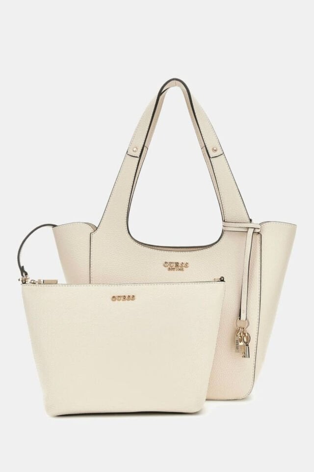 Guess Calista Pochette Alışveriş Çantası Beyaz