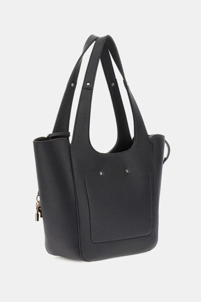 Guess Calista Pochette Alışveriş Çantası Siyah