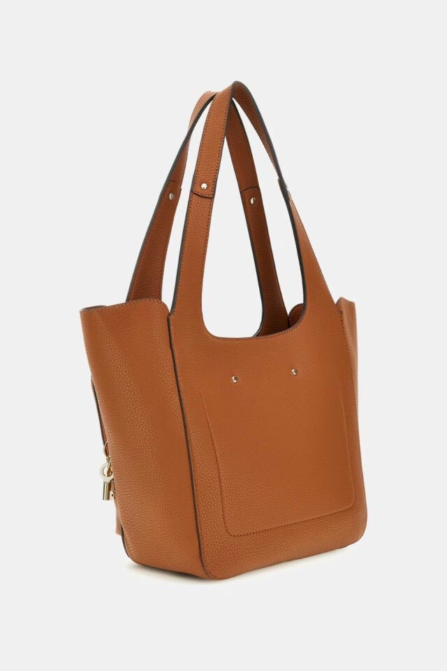 Guess Calista Pochette Alışveriş Çantası Karamel