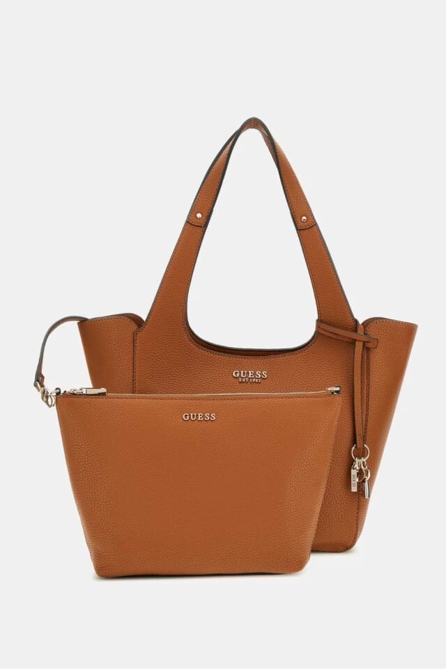 Guess Calista Pochette Alışveriş Çantası Karamel