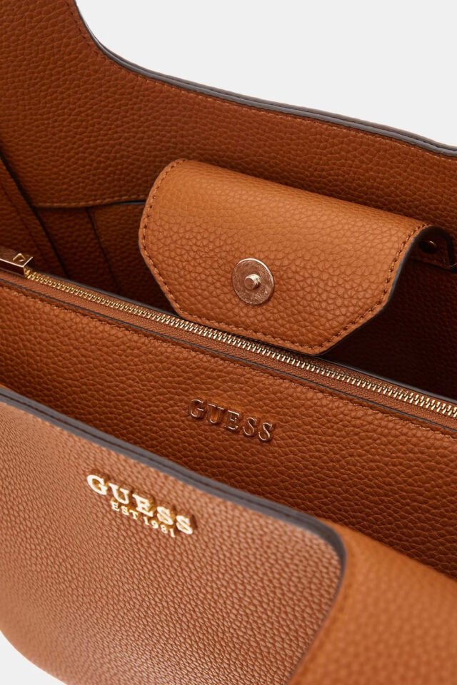 Guess Calista Pochette Alışveriş Çantası Karamel