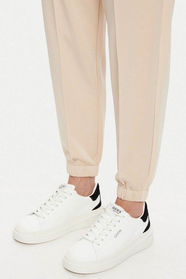 Guess Olympe Regular Fit Lastikli Bel Ribanalı Paça Jogger Bayan Pantolon