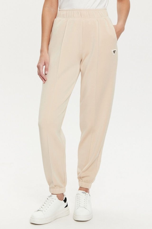 Guess Olympe Regular Fit Lastikli Bel Ribanalı Paça Jogger Bayan Pantolon