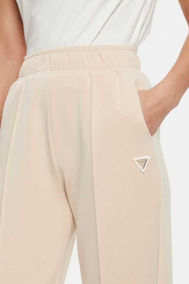 Guess Olympe Regular Fit Lastikli Bel Ribanalı Paça Jogger Bayan Pantolon