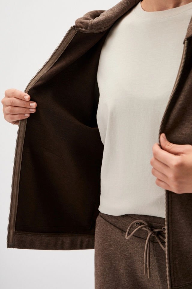 Guess Kadın Hırka Kahverengi