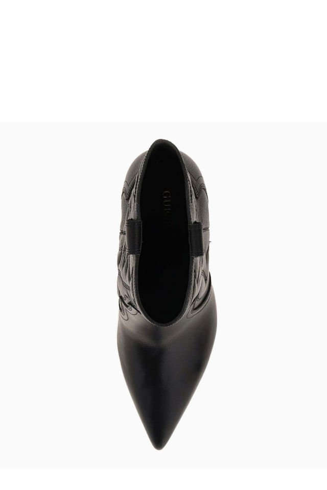 Guess Topuklu Kovboy Çizmesi Siyah